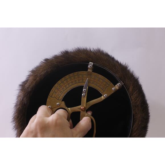 Dark Brown, Fur Hat, Women\'s, Winter, Old Fashioned, Headwear, ~ 251124-WH 854
